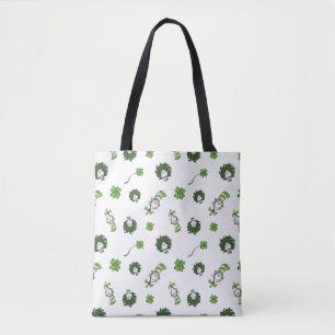 Bolsa Tote Dr. Seuss Gato no Chapéu com Trevo