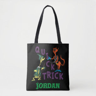 Bolsa Tote Dr. Seuss Gráfico de Halloween do Truque Rápido