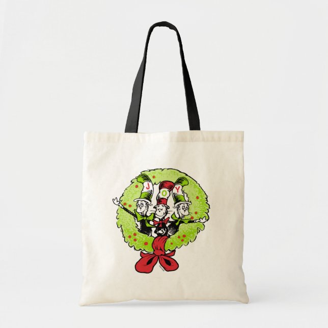 Bolsa Tote Dr. Seuss | Grpolegadas | Alegria de Natal de Who- (Frente)