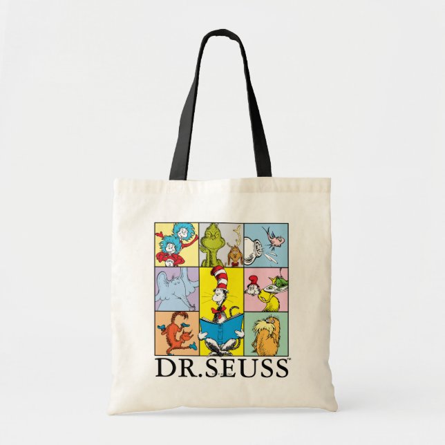 Bolsa Tote Dr. Seuss | Histórias Gráfico (Frente)