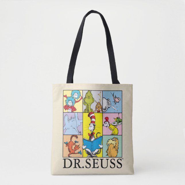 Bolsa Tote Dr. Seuss | Histórias Gráfico (Frente)