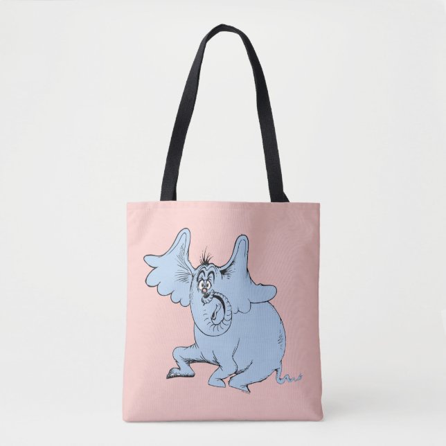Bolsa Tote Dr. Seuss | Horton e Speck de Poeira (Frente)
