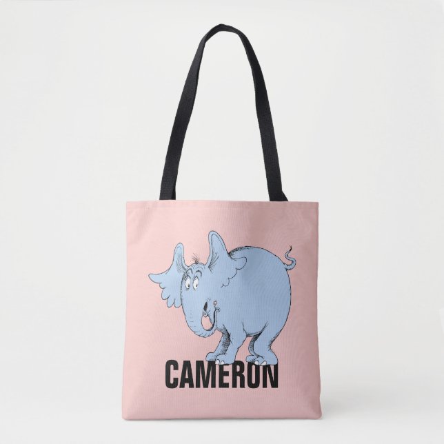 Bolsa Tote Dr. Seuss | Horton Ouviu Quem (Frente)