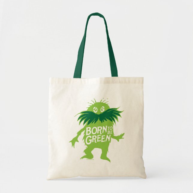 Bolsa Tote Dr. Seuss | Lorax - Nascido Para Ser Verde (Frente)
