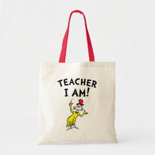 Bolsa Tote Dr. Seuss Professor Eu Sou!