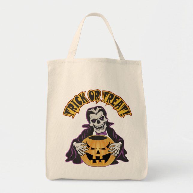 Bolsa Tote Dracula Skull (Frente)