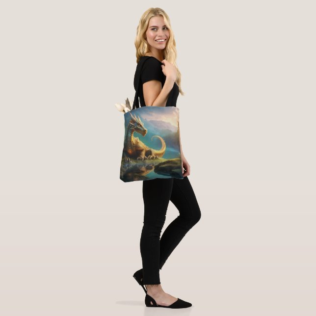 Bolsa Tote Dragão (No(a) Modelo)