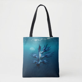 Bolsa Tote Dragão Azul do Mar