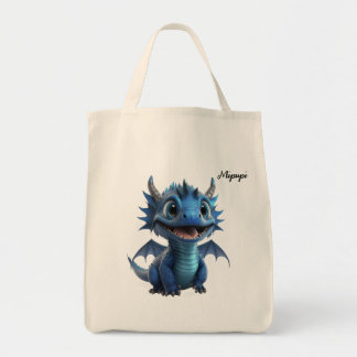 Bolsa Tote Dragão Azul Mipupi