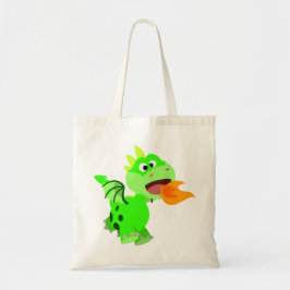 Bolsa Tote Dragão Bebê de Cartoon Cachorro