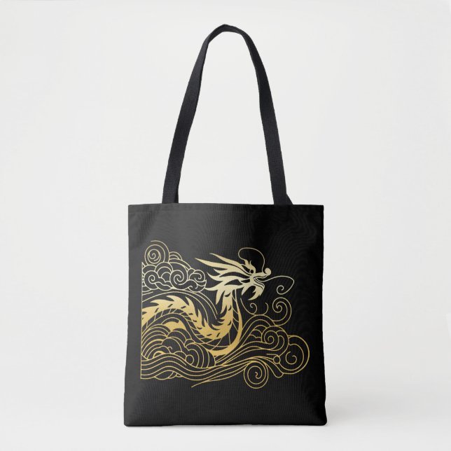 Bolsa Tote Dragão Chinês (Frente)