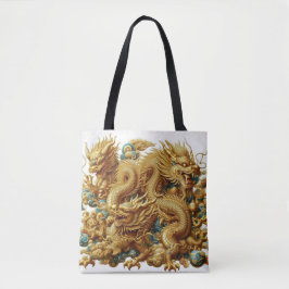 Bolsa Tote dragão chinês