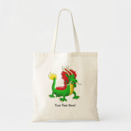 Bolsa Tote Dragão Chinês Colorido