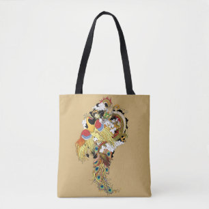Bolsa Tote Dragão chinês e fênix