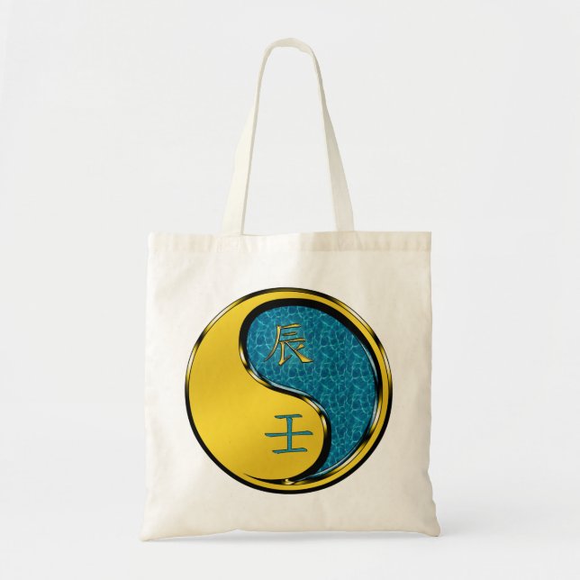 Bolsa Tote Dragão de Água (Frente)