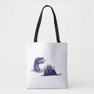 Bolsa Tote Dragão De Água E Caranguejo Monstro