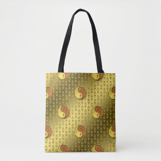 Bolsa Tote Dragão de Madeira (Frente)