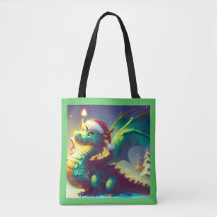 Bolsa Tote Dragão de Natal 3