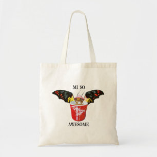 Bolsa Tote Dragão e copo chinês