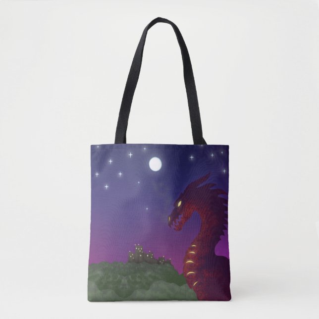 Bolsa Tote Dragão Medieval (Frente)