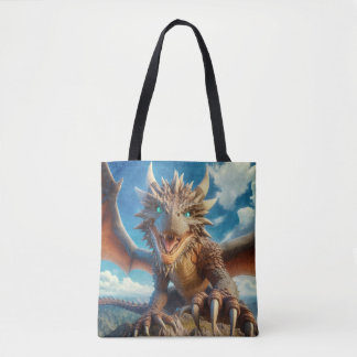 Bolsa Tote Dragão-Montanha