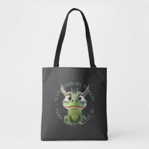 Bolsa Tote Dragão Muito Teimoso Para Sair Muito Estranho Para