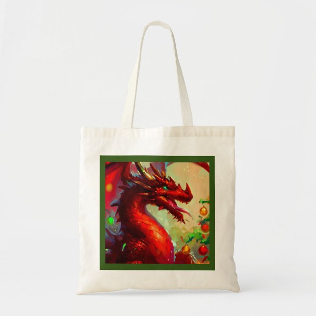 Bolsa Tote Dragão Natal 1 (Frente)