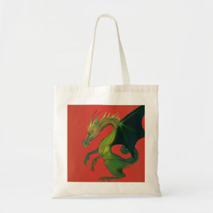 Bolsa Tote Dragão no vermelho