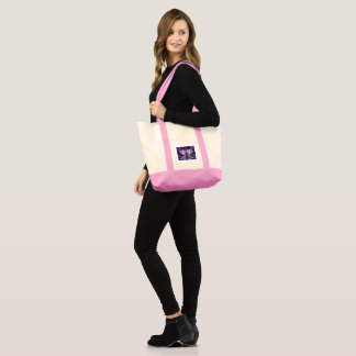 Bolsa Tote Dragão Voador Surreal Psicodélico