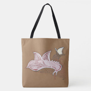 Bolsa Tote Dragão Voando