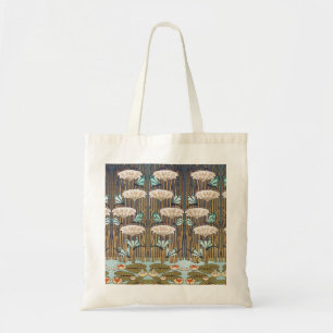 Bolsa Tote Dragões Água Lírios Marsh Art Nouveau