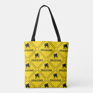 Bolsa Tote Dragões - Sinal de aviso