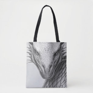 Bolsa Tote Dragon Fantástico Wild Nature Animal Illustração