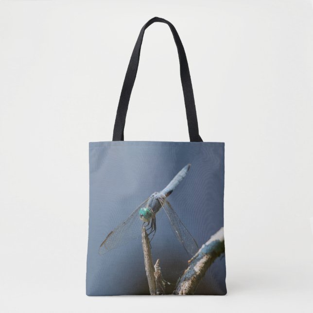 Bolsa Tote Dragonfly azul-serena (Frente)