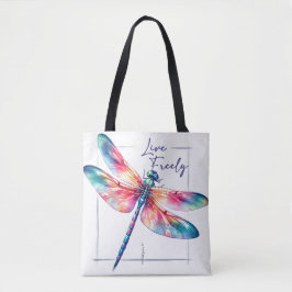 Bolsa Tote Dragonfly of Freedom