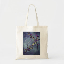 Bolsa Tote Dragonfly Purple Night Fliting