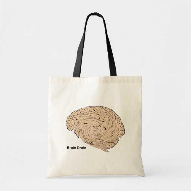 Bolsa Tote Drain cerebral (Frente)