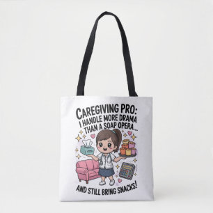 Bolsa Tote Drama de Sabão Cômico Profissional de Cuidados