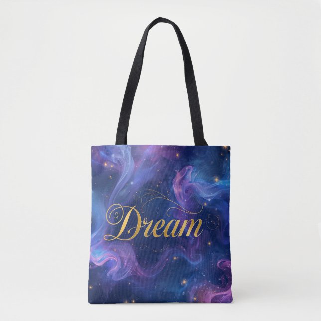 Bolsa Tote Dream - Colorful blue and purple (Frente)