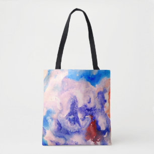 Bolsa Tote Dream Watercolor Art