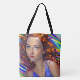 Bolsa Tote DreamGirl com Luzes Arco-Íris