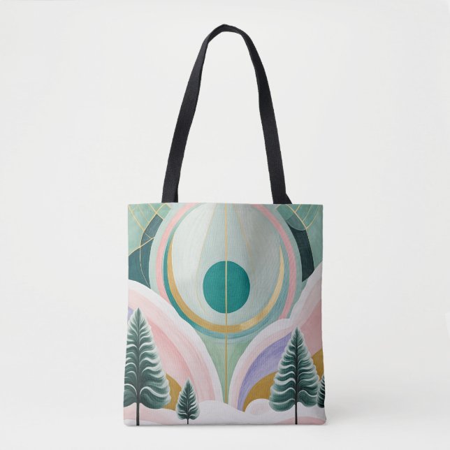 Bolsa Tote Dreamscape Whimsical Winter (Frente)