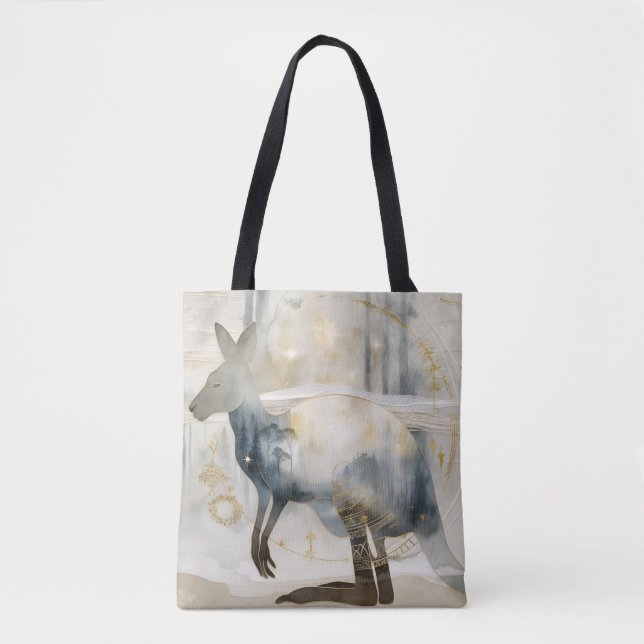 Bolsa Tote Dreamwoven Guardian Kangaroo (Marlu) – Serene Fore (Frente)
