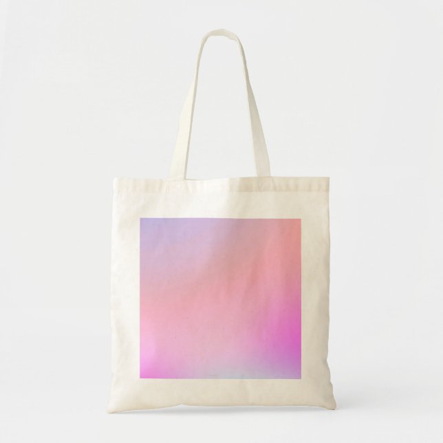Bolsa Tote Dreamy Cotton Candy Pastel Gradient (Frente)