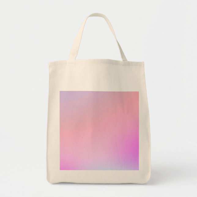 Bolsa Tote Dreamy Cotton Candy Pastel Gradient (Frente)