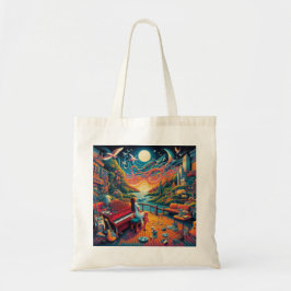 Bolsa Tote Dreamy Riverfront Harmony