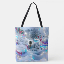 Bolsa Tote Dreamy Winter Wonderland Lights