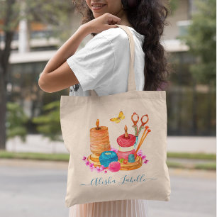 Bolsa Tote Dressmaker Name Seamstress Sewing Tailor Fashion