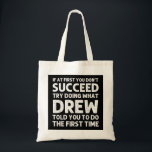 Bolsa Tote DREW Gift Name Personalizado Birthday Funny Christ<br><div class="desc">DREW Gift Name Personalizado Birthday Engraçado Piada de Natal</div>
