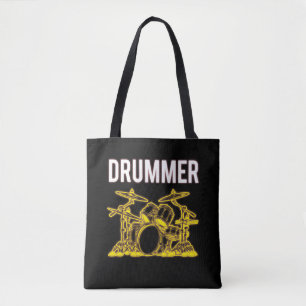 Bolsa Tote Drummer Drummer Musical Drumsticks